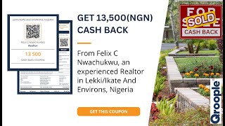 Get 13,500 (NGN) cash back from Felix C Nwachukwu in Lekki/Ikate And Environs, Nigeria