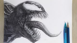 How To Draw Venom | Drawing Tutorial | Fame Art