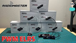 RadioMaster PWM ELRS Radio 4-8CH Receivers Overview