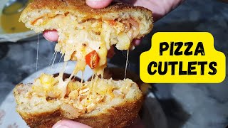 Pizza Cutlets Recipe By Pakao Or Khao || Ramadan Recipe