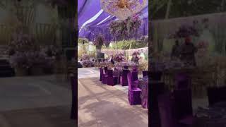 i love purple wedding theme