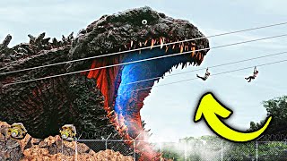 Te ATREVERÍAS a entrar en la BOCA de GODZILLA