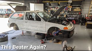 1990 Civic DX - Overheating Issues Fixed?  Track Footage of the Jackson Supercharged D16