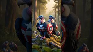 Condor Becomes Superheroes Marvel & DC #marvel #dc #condor #animals #avengers #shorts