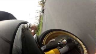 Yamaha R6 2010 Riders Seat sound acceleration in HD (GoPro)