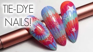 Tie Dye Nail Art Tutorial! | Summer Nail Art | Gel Nail Art 2020