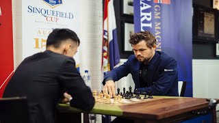 Ding Liren beats Magnus Carlsen - sharp sicilian in 27 moves