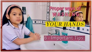 Proper ways of washing your hands | Important tips of Margeautie | PIES - Grade 1 Performance Task