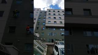 МСК ПРОМТЕХАЛЬП☎️+74956418848🧗 ГИДРОСТРУЙНАЯ ОЧИСТКА ФАСАДА ЗДАНИЯ ПРОМЫШЛЕННЫМИ АЛЬПИНИСТАМИ✅️