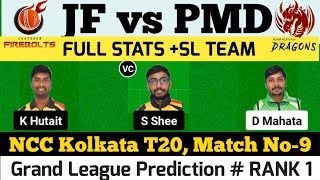 jf vs pmd dream11 prediction|jf vs pmd dream11 team|pmd vs jf dream11 team|jf vs pmd dream11 today