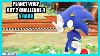 Sonic X Shadow Generations Planet Wisp Act 2 Challenge 4 S Rank Guide Action Master