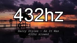 Harry Styles - As It Was 432hz slowed