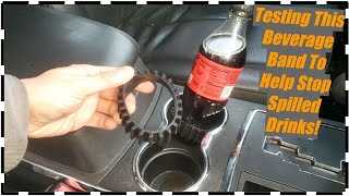 Beverage Bands To Stop Spilled 💦 Tipping Drinks In Cup Holder