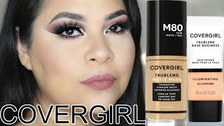 LA NUEVA BASE DE COVERGIRL TRUEBLEND MATTE MADE, QUE DURA TODO EL DIA? 👍🏻👎🏻 DEMO Y PRUEVA DE 12 HRS