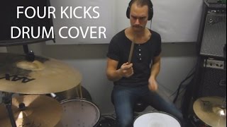 Kings of Leon - Four Kicks Drum cover - DRUM STICK BREAKS MID TAKE