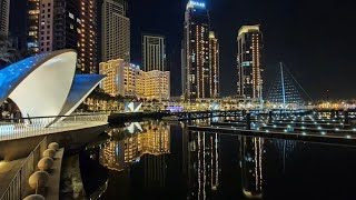 Night Stroll at Dubai Creek Harbour