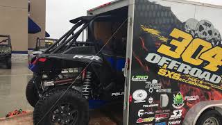 Polaris RZR Turbo S Tight Fit in Trailer