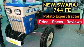 Swaraj Tractor New Model 744 FE Potato Expert Specifications Review Price in India