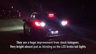 Mazda CX-3: Driving shots + LED reverse light install