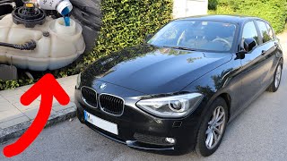 Kühlflüssigkeit auffüllen - Kühlerflüssigkeit auffüllen - Kühlmittel auffüllen - BMW 1er F20