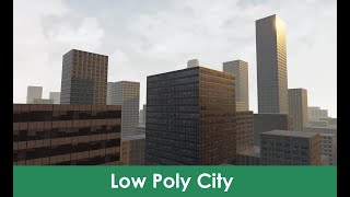 [UE4] Low Poly City