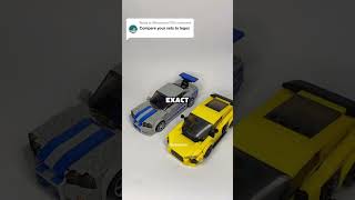 Comparing our sets to LEGO #jdm #carguy #gift #lego