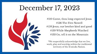 2023-12-17 Sunday December 17, 2023