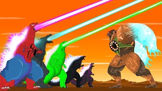 Evolution of GODZILLA x KONG'S ATOMIC BREATH: Size Comparison [2024] #P2