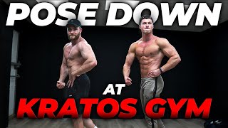 ENHANCED BODYBUILDER POSE DOWN | Push & Arms At Kratos Gym