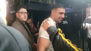 TOMMY FURY WALKS IN THE ARENA AHEAD OF KSI VS JOE FOURNIER