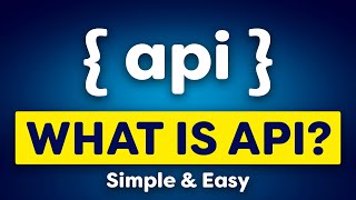 What is API - Easiest Explanation