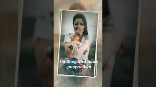 #Hiphoptamizha #Aambala #lovesolo        Va Va vennila 😍 Tamil love Whatsapp Status