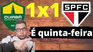 Cuiabá 1x1 São Paulo, Campeonato Brasileiro, analise melhores momentos, pós jogo, destaques e notas.