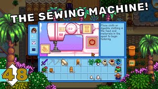 Sewing machine & ADHD // Let's Play Stardew Valley (Update 1.5) - Ep 48