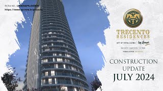 July 2024 Construction Update | Trecento Residences by Gaurs | 4BHK Lavish Artments | Gr. Noida