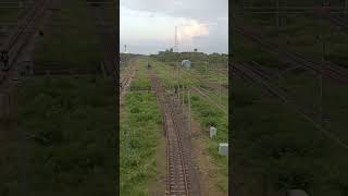 Indian Railway Demu Train Long Horn & Turn #indianrailways #railway #shorts #train