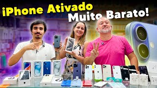 IPHONE ATIVADO (Novo sem uso) com PREÇO INCRÍVEL! ACEITAMOS SEU USADO NA TROCA!