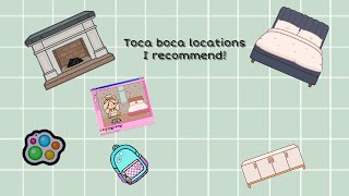 Toca Boca Locations I Recommend! 💕- SHORTS! || Toca Bunnies ||