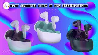 Boat Airdopes Atom 81 Pro TWS | Best TWS Under 1200 In 2024 | Boat Atom 81 TWS Pro Review Hmp Store