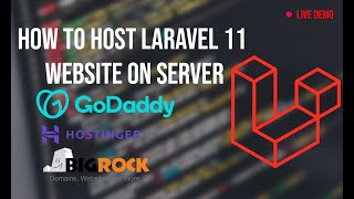 How to Deploy/Host Laravel 11 Website on Live Server || Laravel Web Hosting || Must Watch