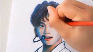 Color Pencil Drawing | Kpop Idol