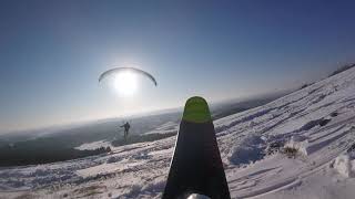 SNOWGLIDING - trening w Bieszczadach (mov2)