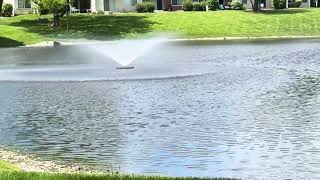 Beautiful water fountain in my backyard Chicago Illinois waterfalls