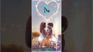 M Letter Name Status 💘 artname Video||2022 Whatsapp Status Name 💘#nameart #video #viral