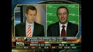 Keith Springer - Fox Business News Warning Signs of a Market Top, Unless Bernanke Saves the Day