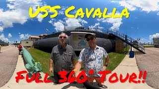 Virtual 360° Tour of the USS Cavalla Submarine (SS-244) in Galveston, Texas!  June 2023