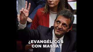 ¿Iglesias evangélicas votan a Massa? GABRIEL BALLERINI