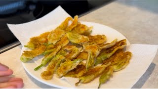 Don’t let your Zucchini flowers go to waste, my lunch from the garden