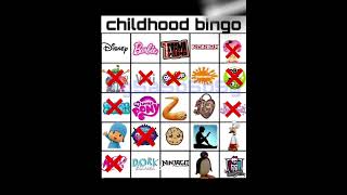 Childhood bingo