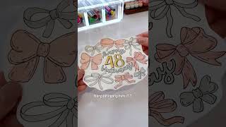 Chaukhadi2107 | Tự trang trí thiệp gửi tặng người thân #shorts #diy #fyp #viral #studywithme